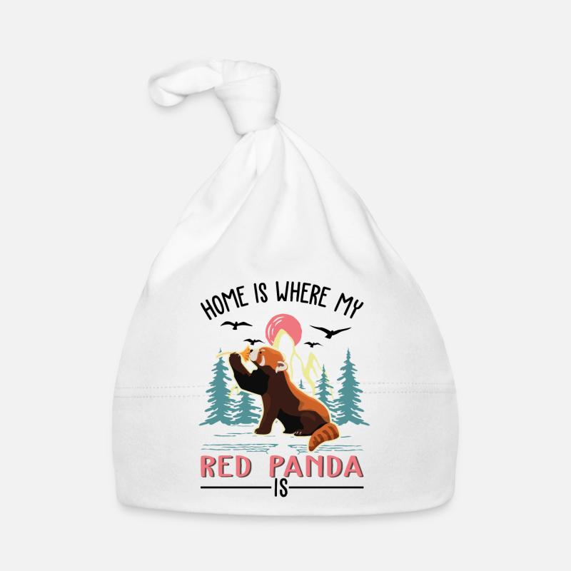 Roter Panda Geschenk Red Panda Baby Bio-Mütze