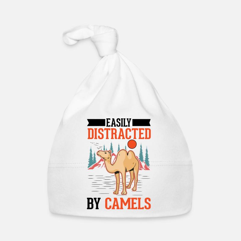 Easily distracted by Camels Großkamel Kamel Baby Bio-Mütze