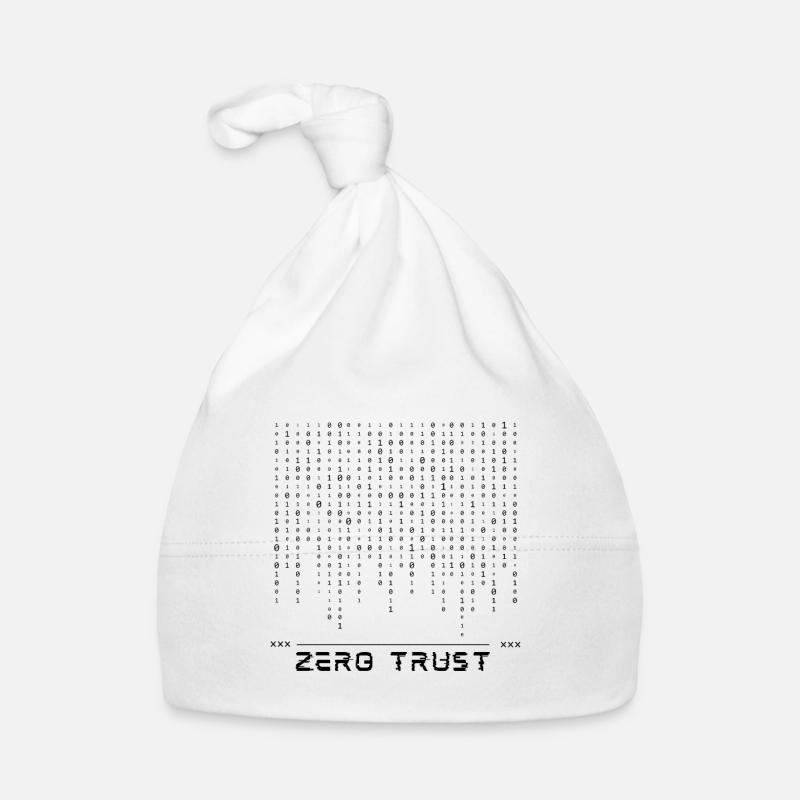 Zero Trust Binary Code Organic Baby Cap