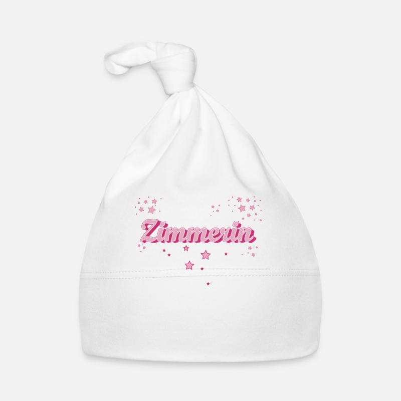 Zimmerer Abschluss-Geschenk Zimmerin Baby Bio-Mütze