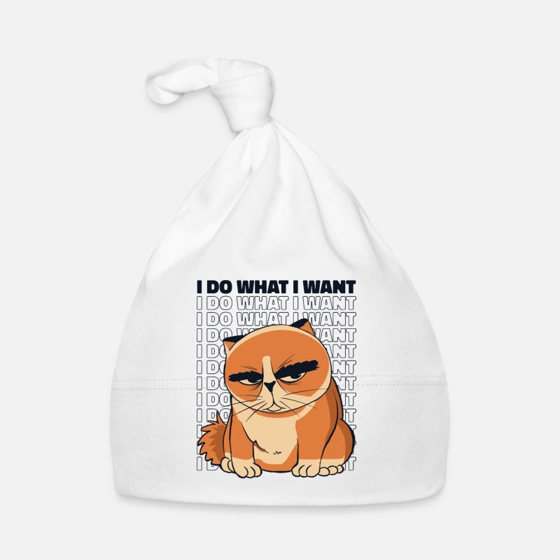 Je fais ce que je veux Kitty Kitten chat domestique Bonnet bio Bébé