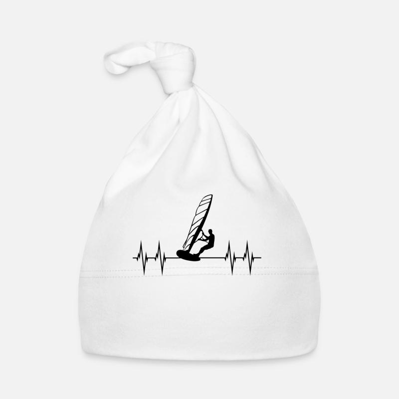 Windsurfen - Puls des Ozeans Baby Bio-Mütze
