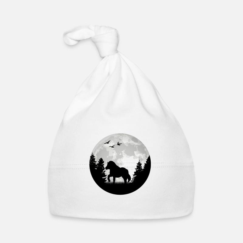 Lune de poney Shetland Bonnet bio Bébé