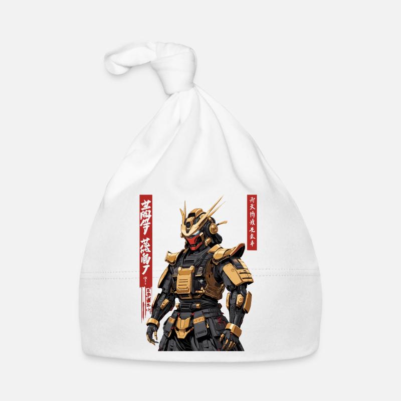 Samurai Robot Organic Baby Cap