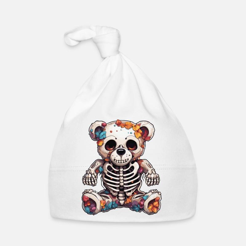 Teddybär / Kuscheltier / Stofftier / Geschenkidee Baby Bio-Mütze