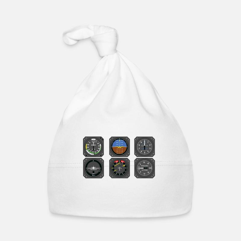 Funny Pilot Six Pack Aviation Flight Simulation Organic Baby Cap