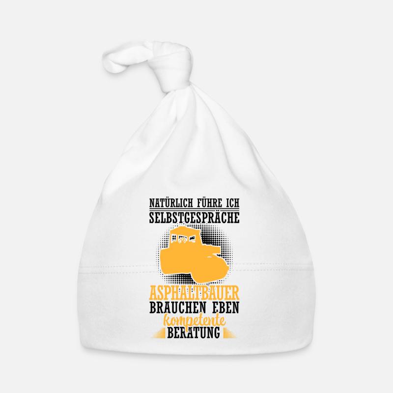 Asphalt Builder Talks to Soliloquies Road Builder Organic Baby Cap