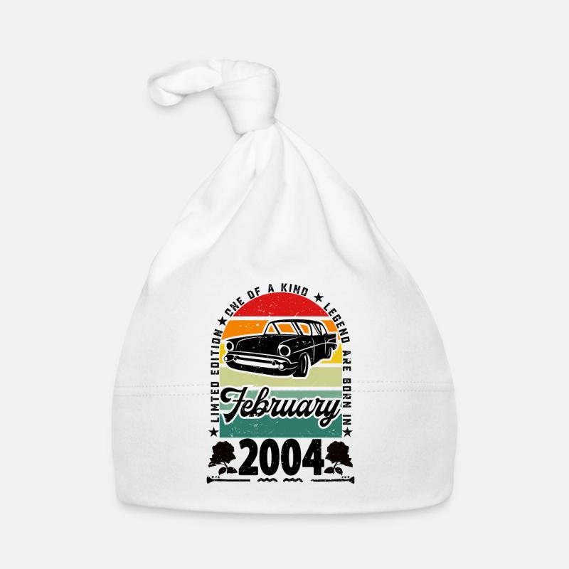 Anniversaire février 2004, Vintage février 2004. Bonnet bio Bébé