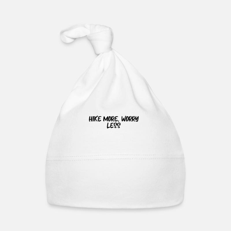 Wandern - Hike more, worry less Baby Bio-Mütze