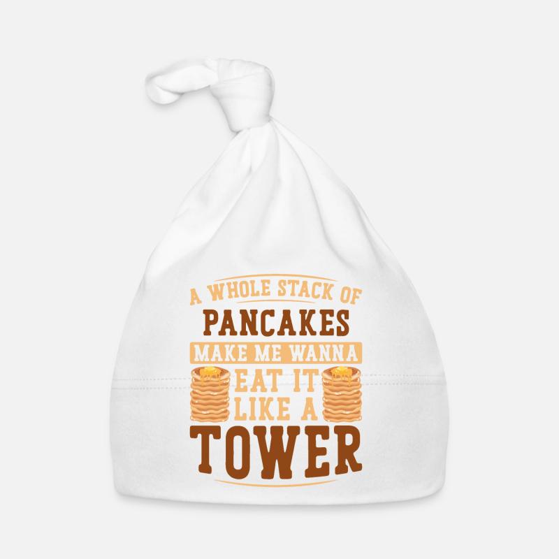 Pancake Lover Kids A Whole Stack Organic Baby Cap