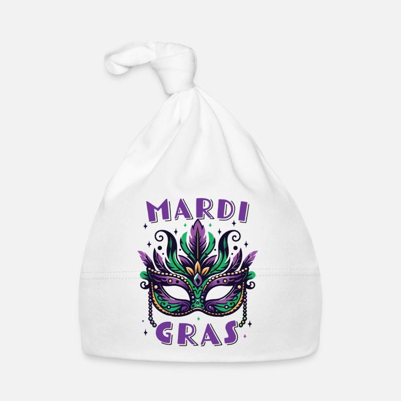 Mardi Gras Organic Baby Cap
