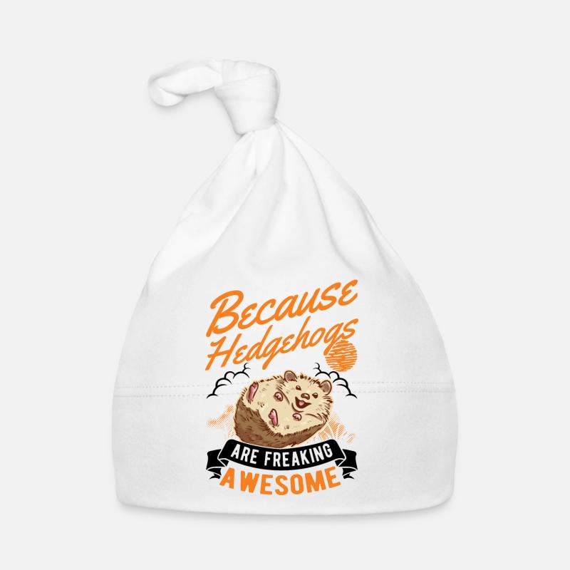 Hedgehog Lover Organic Baby Cap