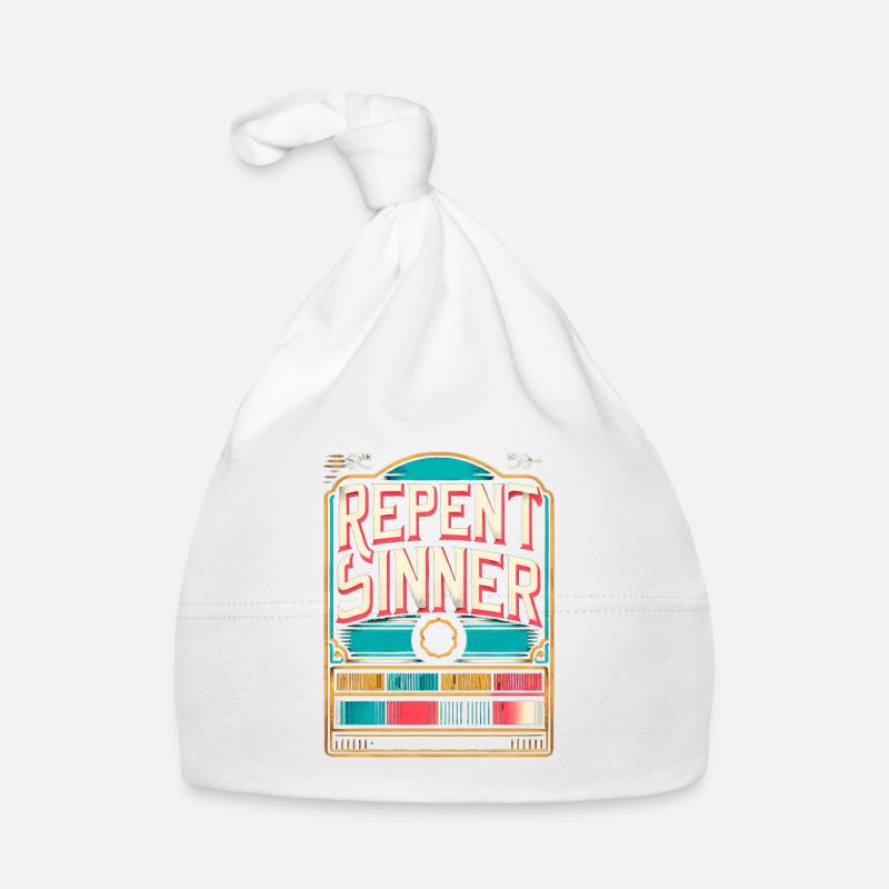 Repent Sinner 15 Organic Baby Cap