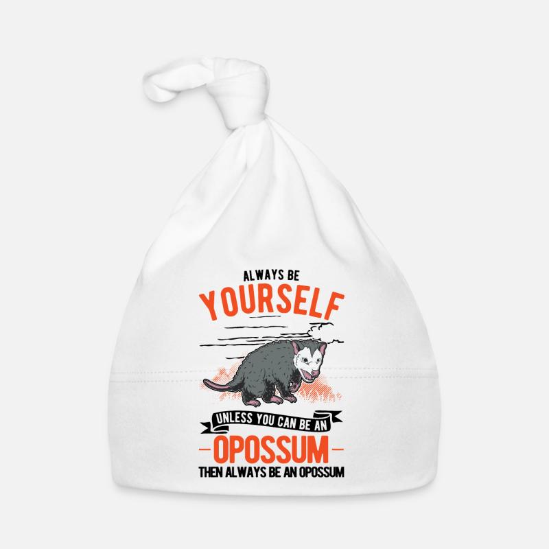 Opossum Gift Possum Marsupial Organic Baby Cap