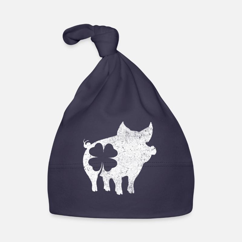 Cochon trèfle Bonnet bio Bébé