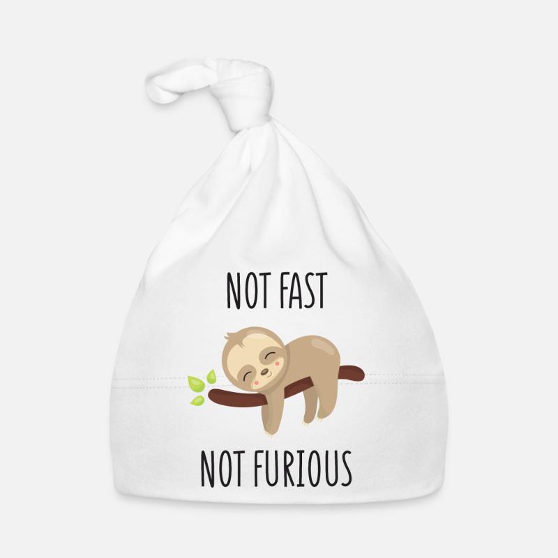 Pas rapide, pas furieux Bonnet bio Bébé