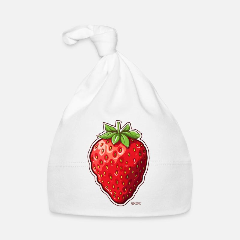 Große, dicke saftige Erdbeere Baby Bio-Mütze