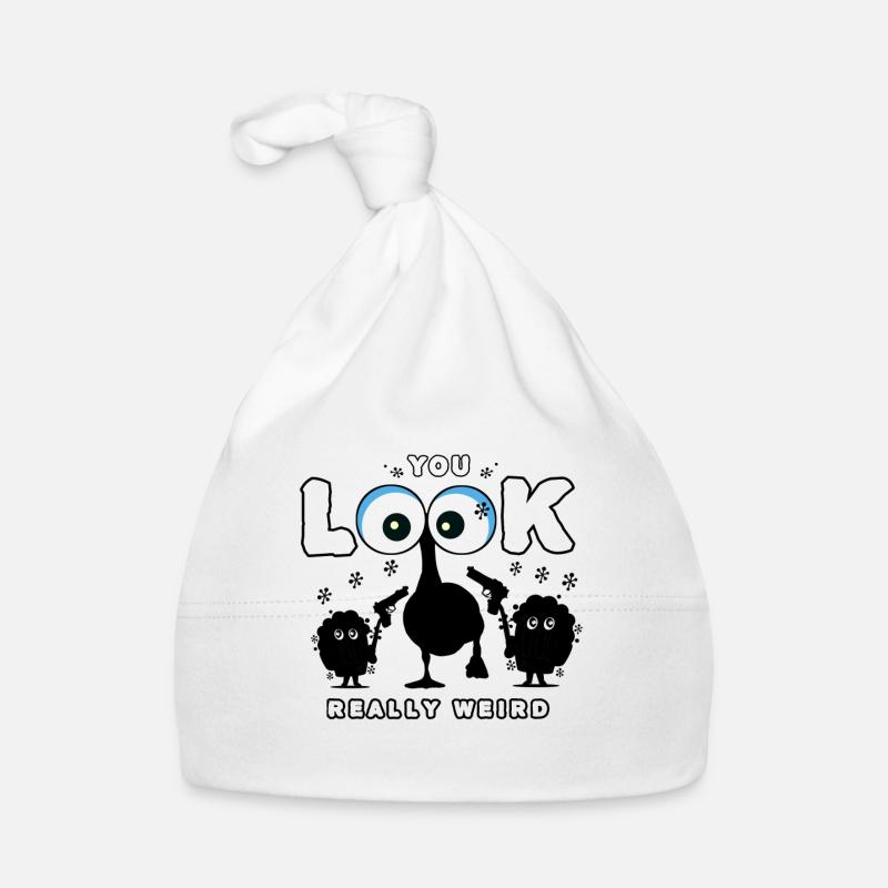 You look weird - Funny Organic Baby Cap