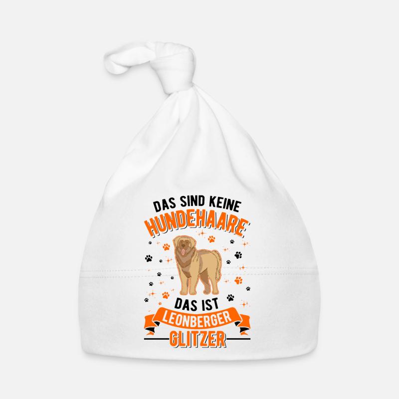 Leonberger Glitzer Baby Bio-Mütze