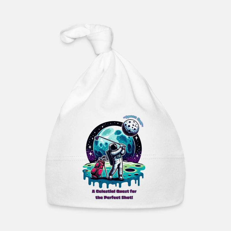 Space Golf Baby Bio-Mütze