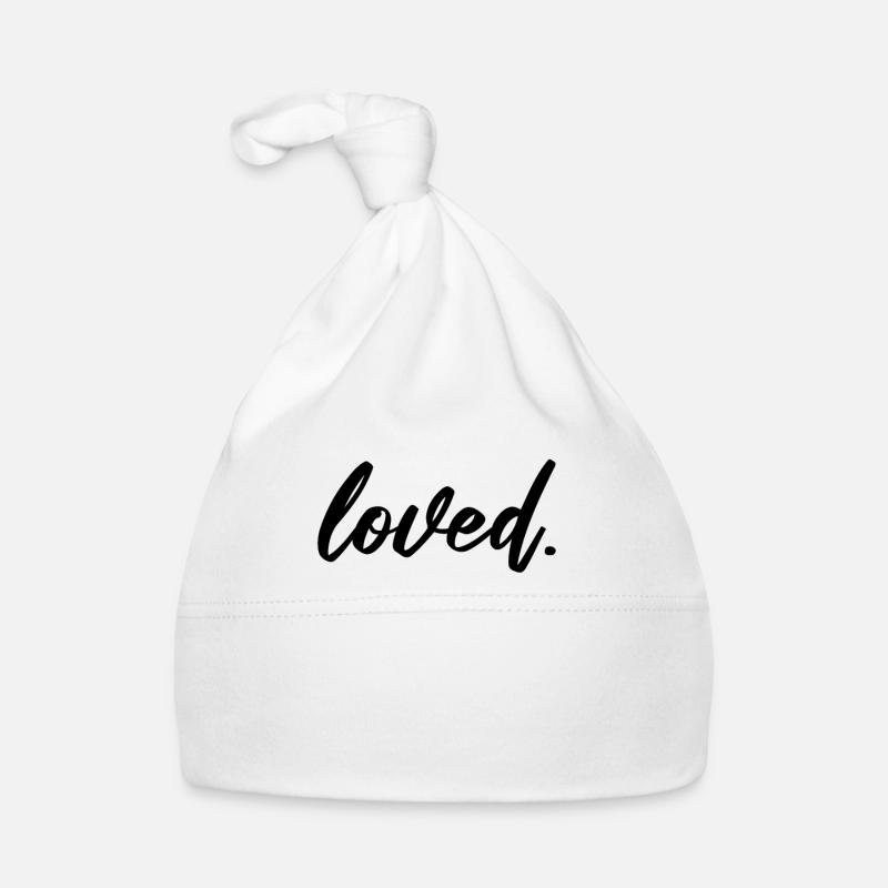 Loved Love Valentine's Day Organic Baby Cap