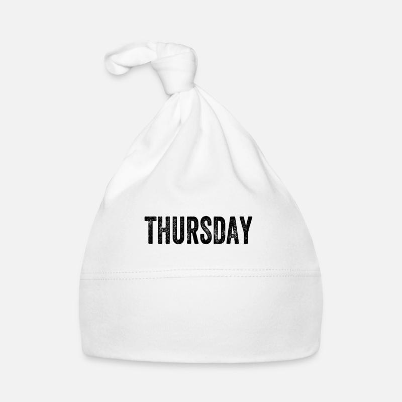 Thursday Weekday Organic Baby Cap