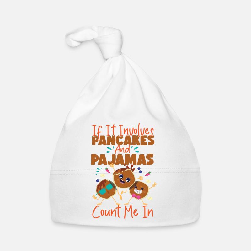 Pancake Lover Kids If It Involves Organic Baby Cap