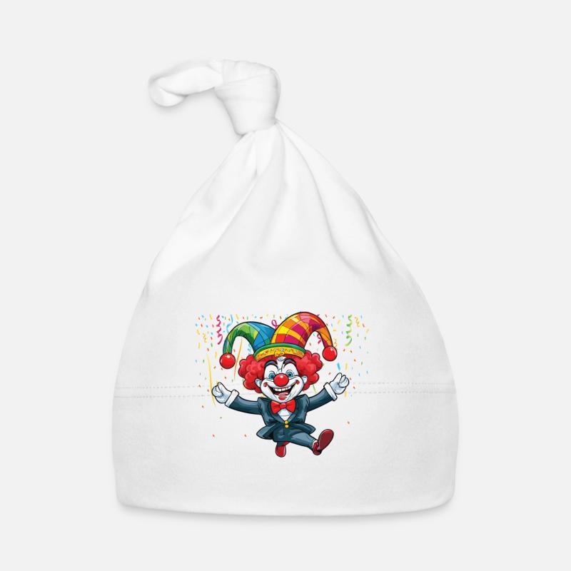 Costume de carnaval Carnaval Carnaval - Bonnet bio Bébé - blanc