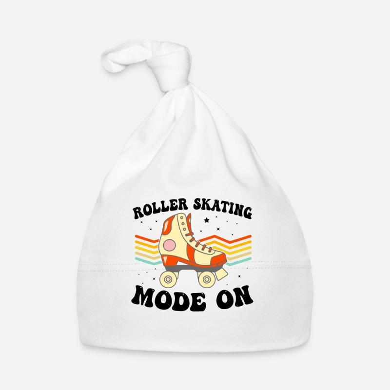 Roller Skating Mode On - Roller Skates Roller Skat Organic Baby Cap