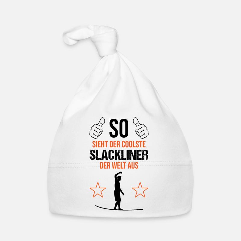 Top Slackliner - World Class Balance Organic Baby Cap