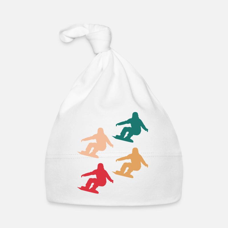 Mélange coloré de pistes - cadeau Bonnet bio Bébé