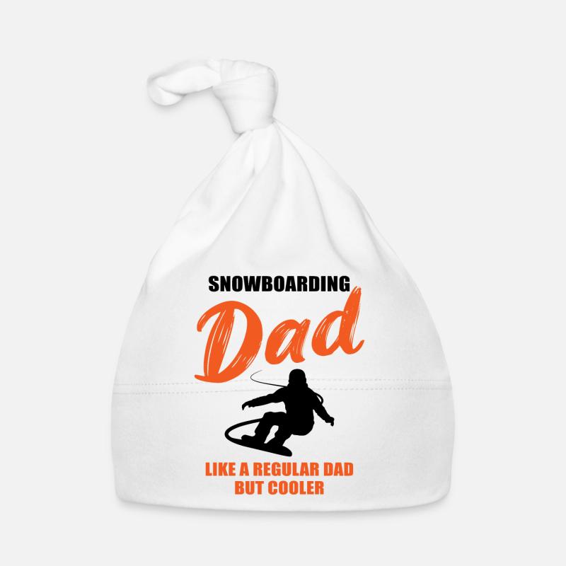 Snowboard Papa – Extra Cool Baby Bio-Mütze