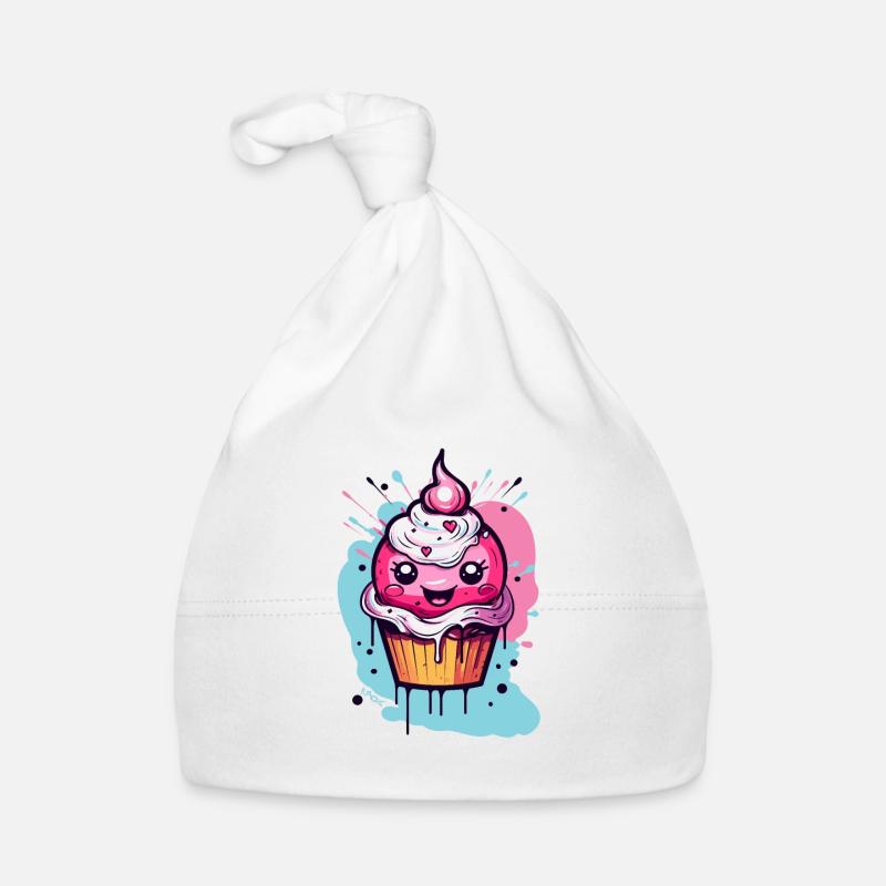 Super Cute Kawaii Cupcake Organic Baby Cap