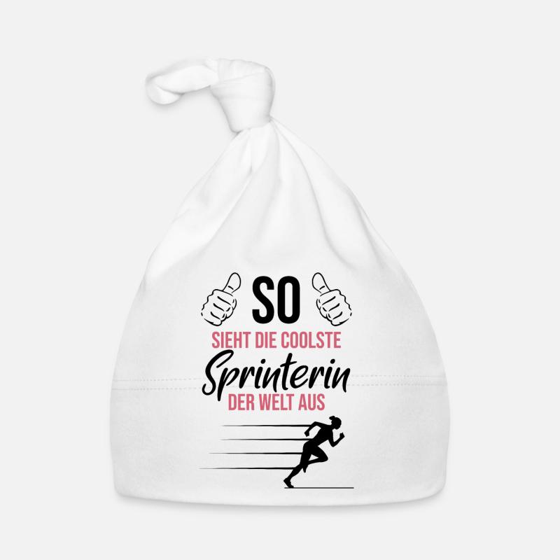 Coolest female sprinter – world class Organic Baby Cap