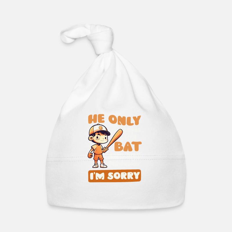 Baseball Mom Loves Bat And His Momma Organic Baby Cap