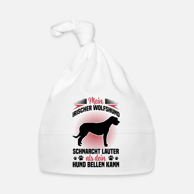 Irish Wolfhound ronfle lévrier bruyant Bonnet bio Bébé