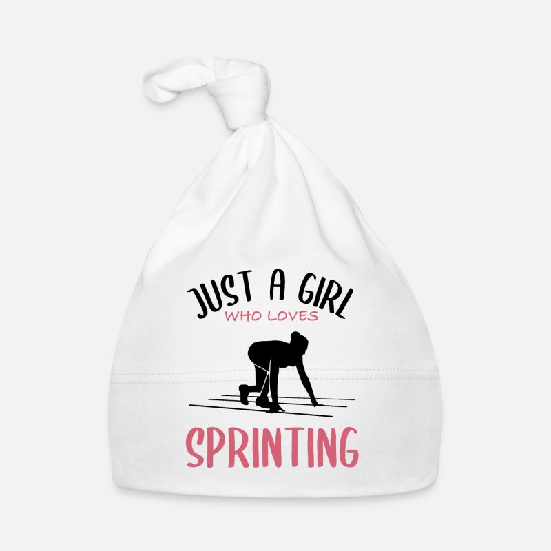 Passion for short-distance running – for the sprinter Organic Baby Cap
