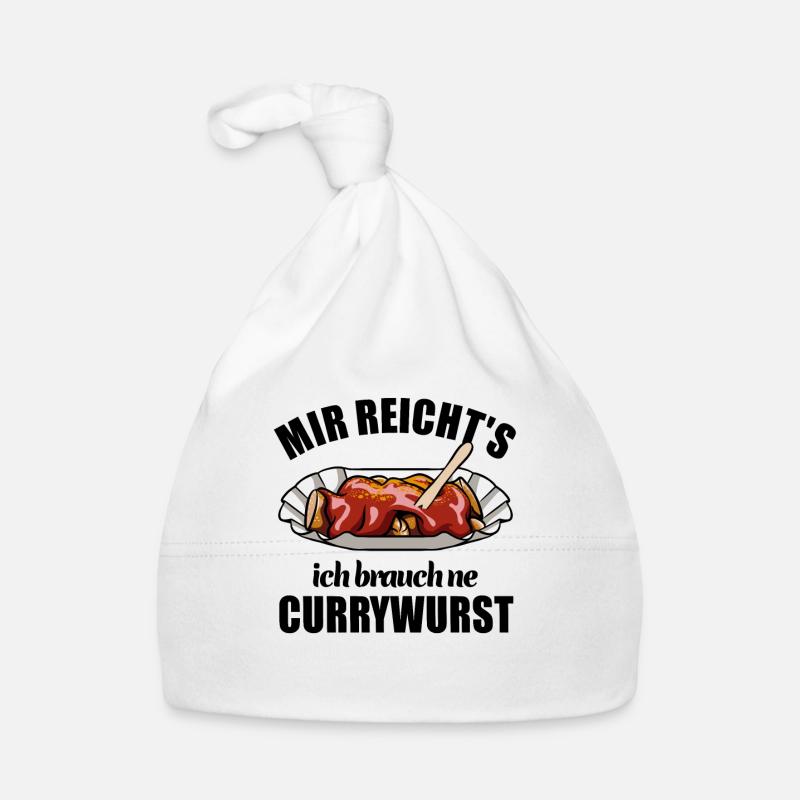 Mir reicht's ich brauch ne Currywurst Baby Bio-Mütze
