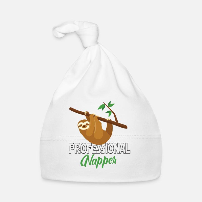 Professinonal Napper Faultier Faultier Schlafen Baby Bio-Mütze