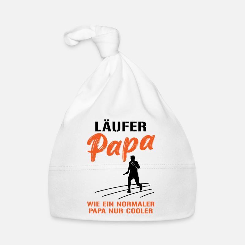 Cooler Läufer Papa Spruch Baby Bio-Mütze