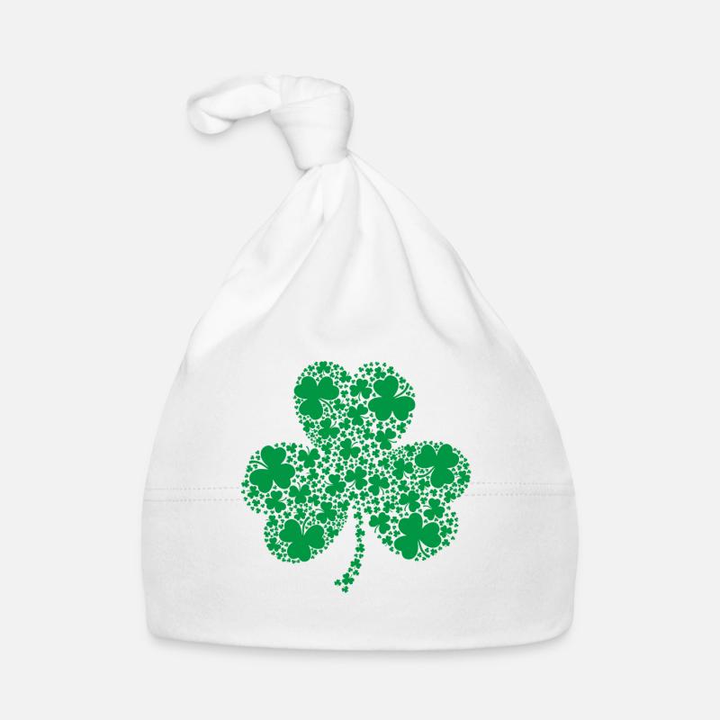 Blooming Shamrock Organic Baby Cap