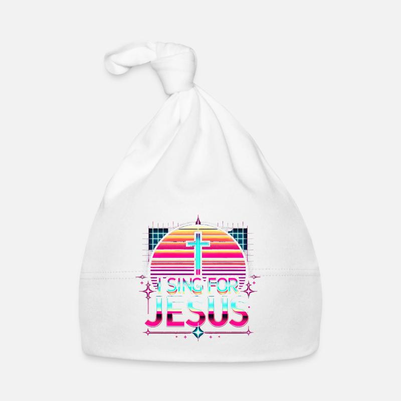 I Sing For Jesus 8 Organic Baby Cap