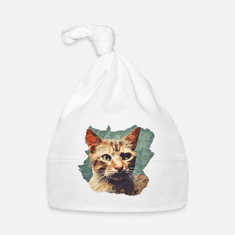 Paper Cat Organic Baby Cap