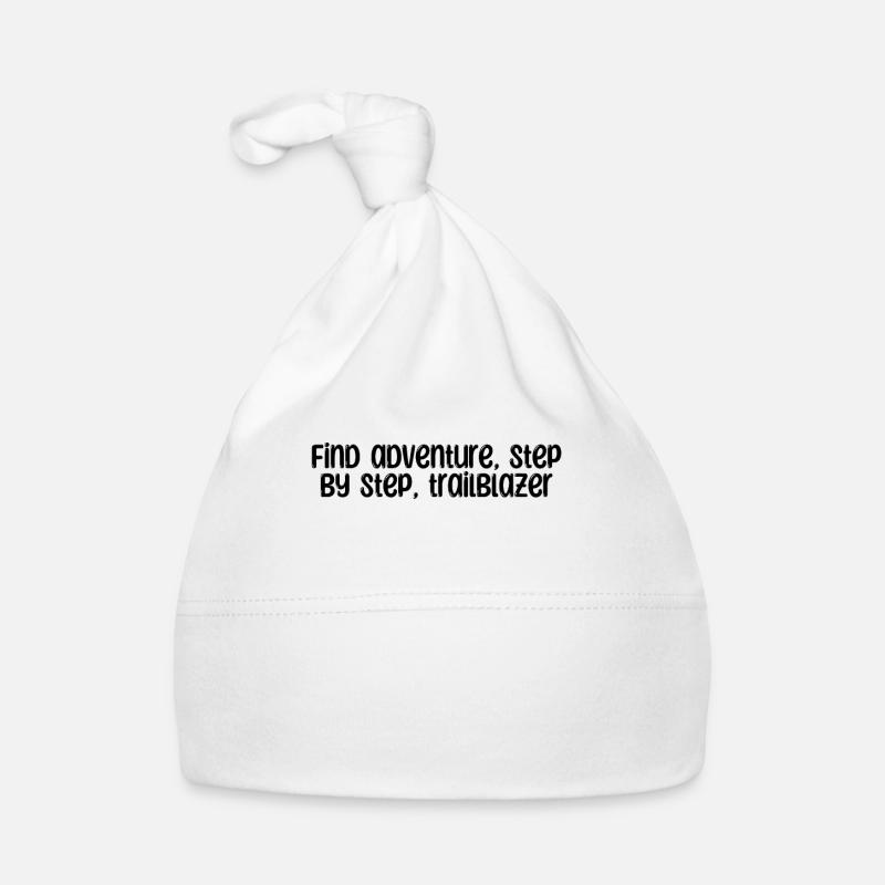 Hiking - Find adventure, step by step, Organic Baby Cap