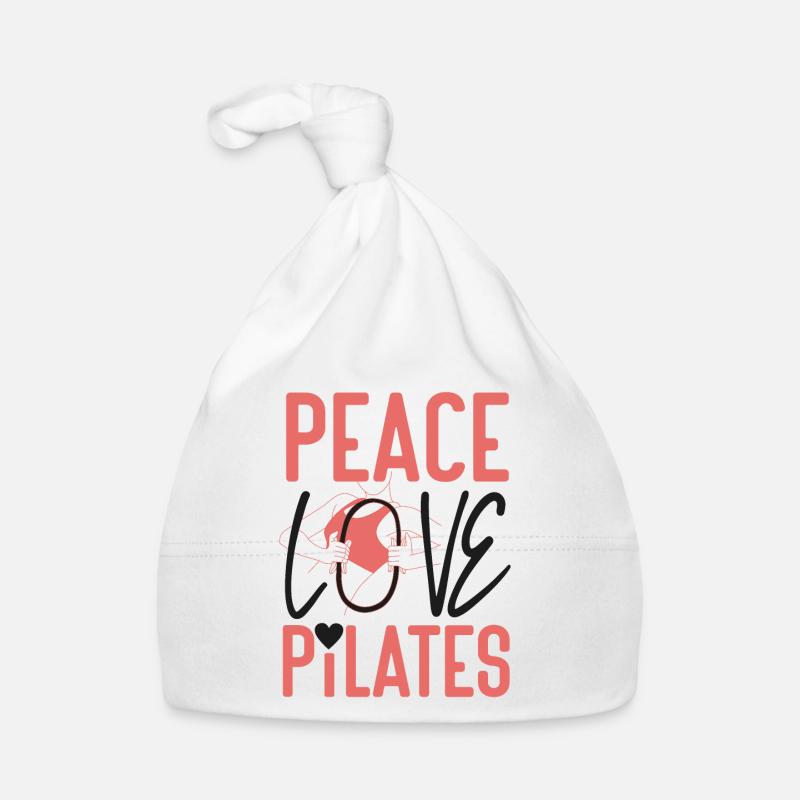 Pilates Instructor Teacher Girl Baby Bio-Mütze
