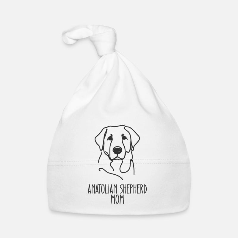 Line Art Mom - Anatolian Shepherd Organic Baby Cap