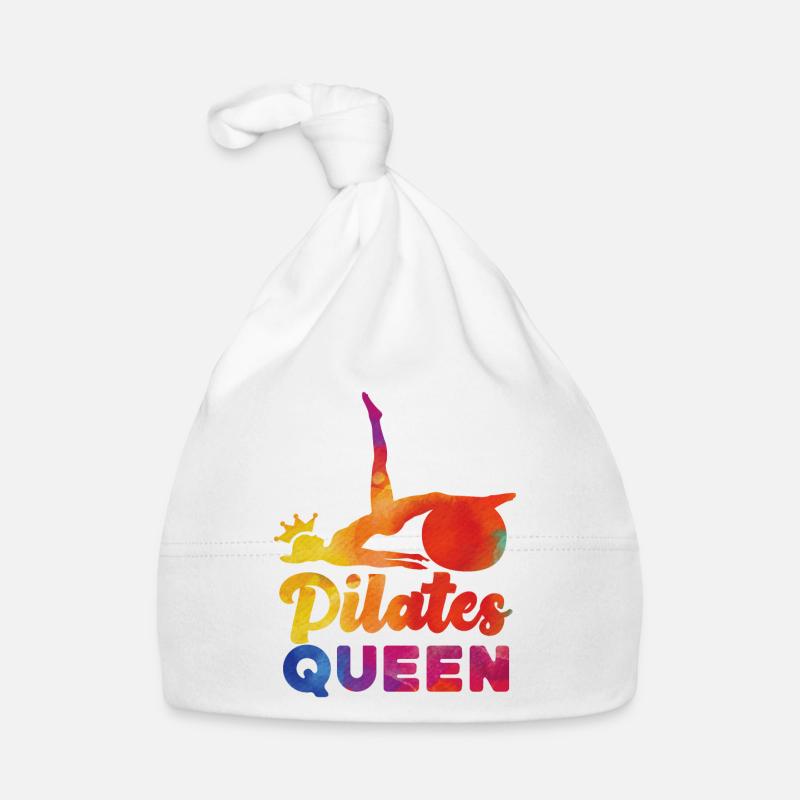 Pilates Instructor Teacher Queen Baby Bio-Mütze
