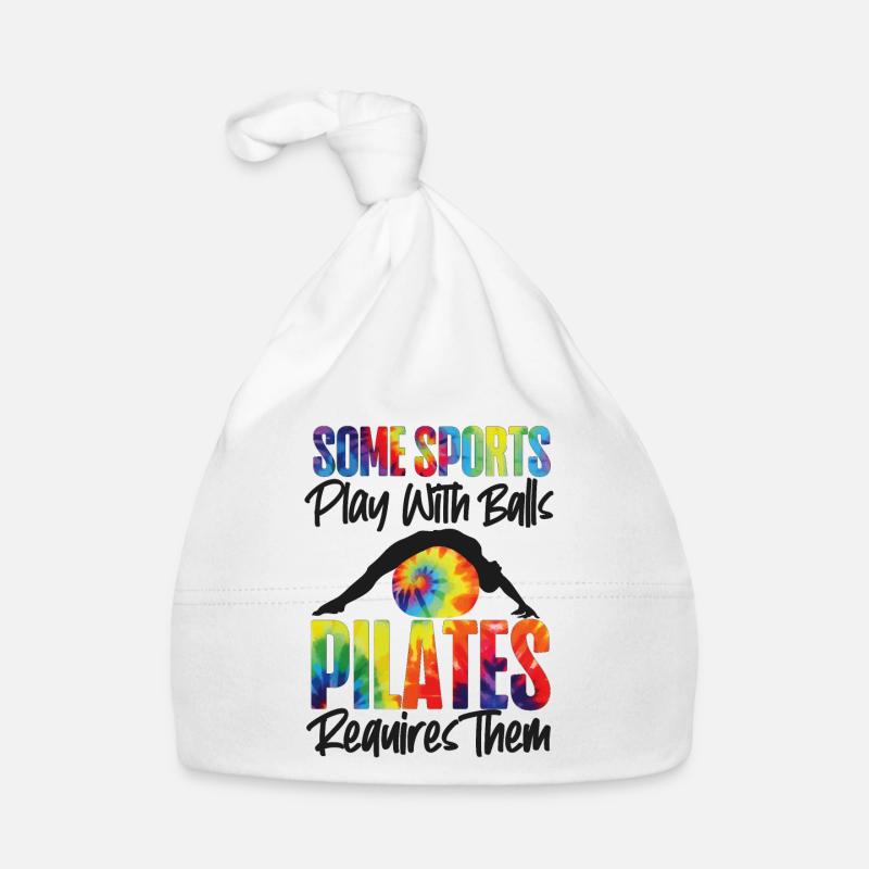 Pilates Instructor Teacher Tie Dye Baby Bio-Mütze