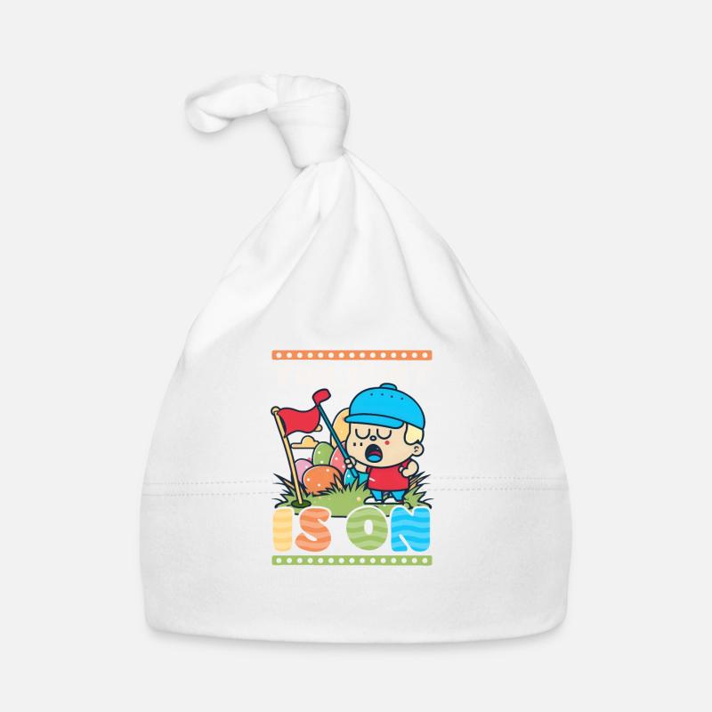 Golf Easter Hunt Is On Organic Baby Cap