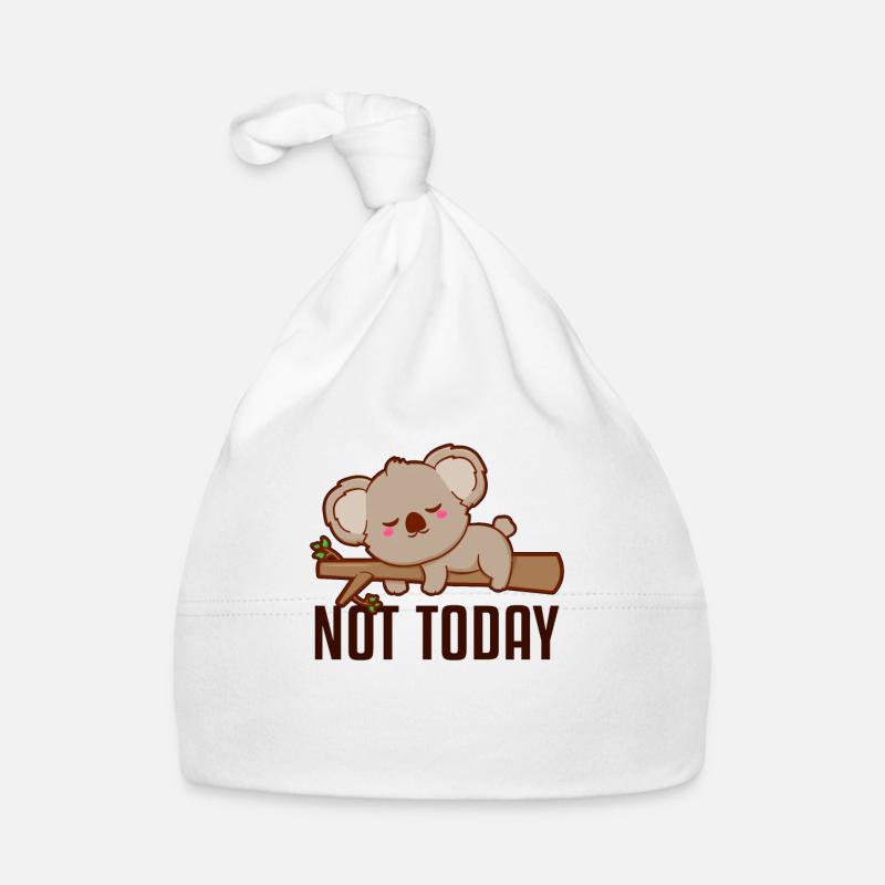Not Today Koalabear Eucalyptus Phascolarctos Organic Baby Cap